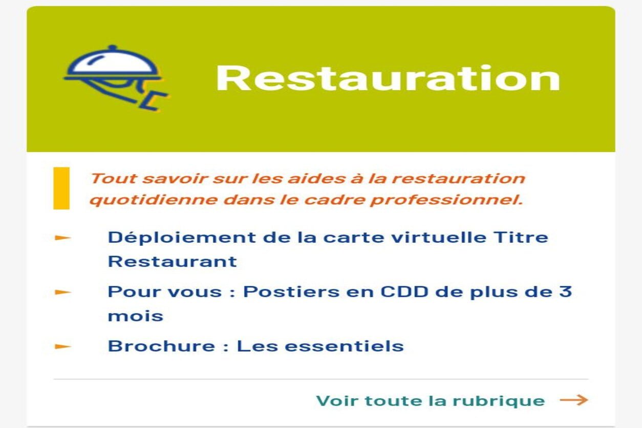 offre restauration portail malin