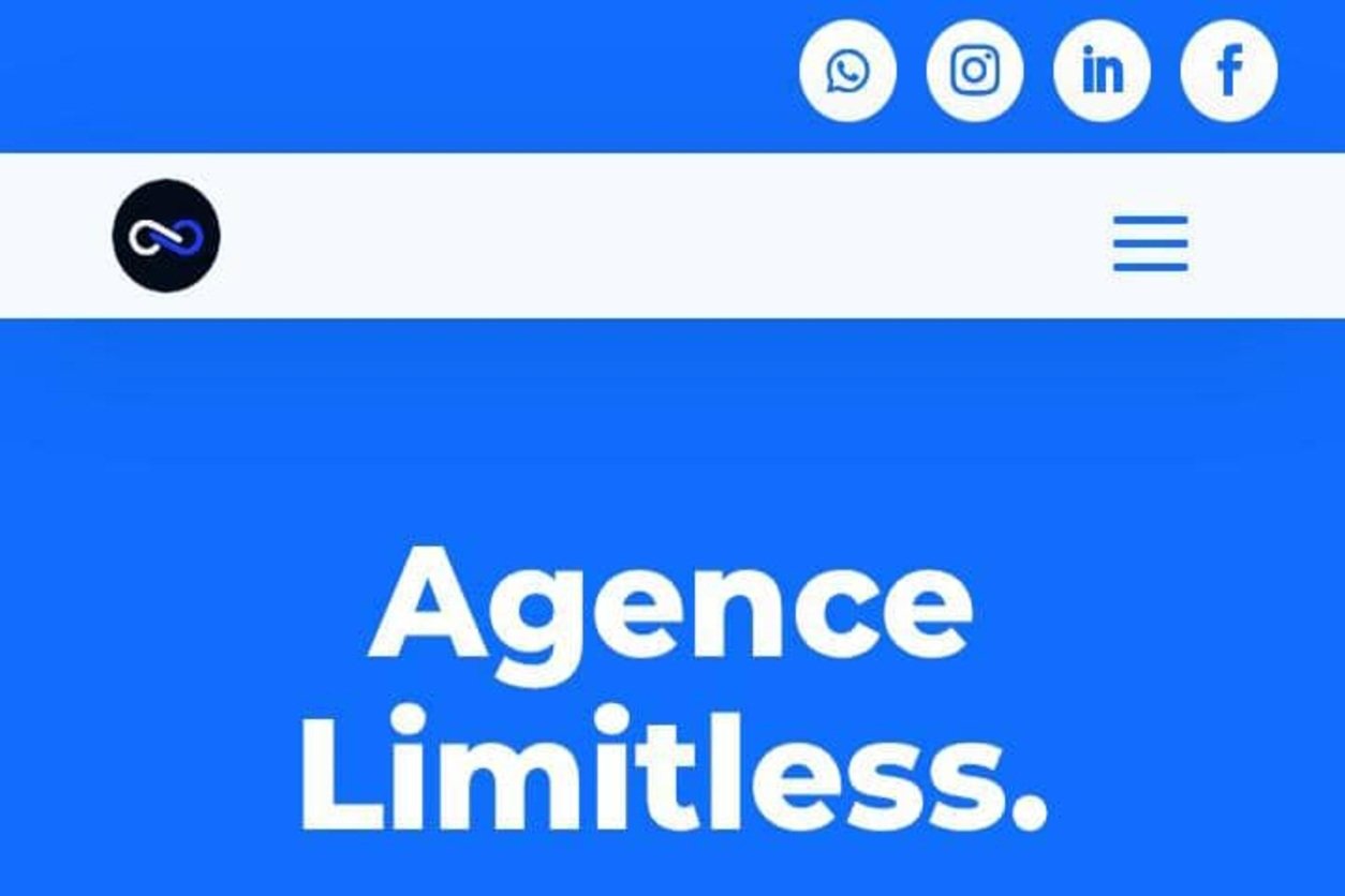 Création site internet agence-limitless.com