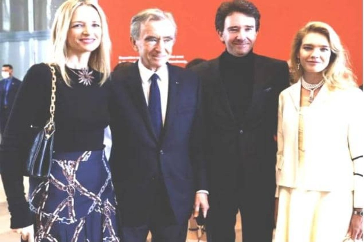 Anne Dewavrin - Bernard Arnault et leurs enfants