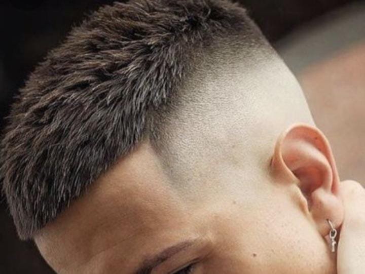 french crop haircut fade